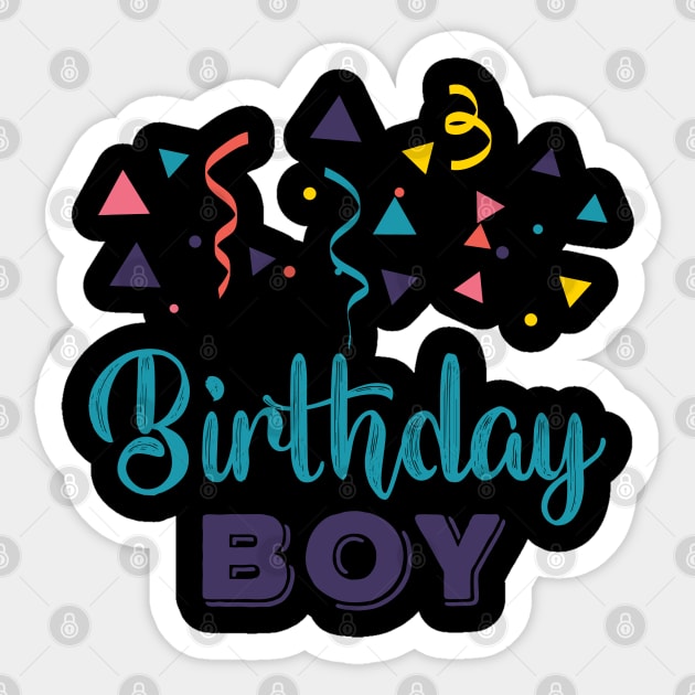 Birthday Boy-01 Sticker by holidaystore